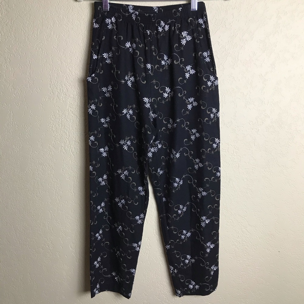 Vintage Andrew McMullan Embroidered Pants